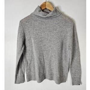OGD Cashmere Turtle Neck Gray Sweater Women Size Small